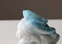 技封入❣️【金龍/金運の器が広がる】ラリマーの2頭のイルカ ※イベントクーポン使用不可