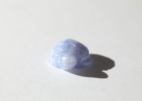 【悟った至福のシッディ】＆〈タイムウェーバーによる長所を認識し、直観的で可能性に満ちた人生を引き寄せる調整入り〉オリジナルカード付き❣️ ブルーレースアゲート かめ