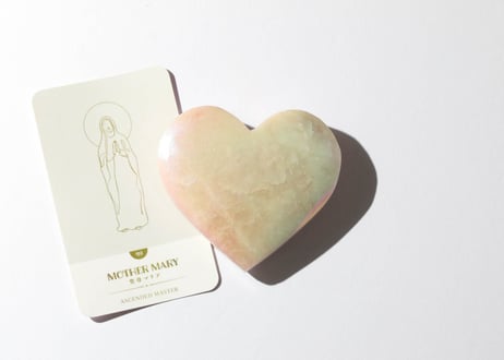 葉月ゆうによる技封入❣️【多次元の才能とつながる】オリジナルカード付き❣️ エンジェルオーラ ピンクオパール ハート