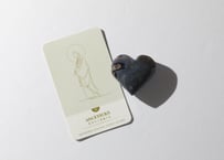 【悟った至福のシッディ】＆〈タイムウェーバーによる長所を認識し、直観的で可能性に満ちた人生を引き寄せる調整入り〉オリジナルカード付き❣️ グレーアゲート ハート