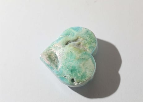 【PARTNERSHIP パートナーシップ（調和・トラウマの解消）シジル封入 オリジナルカード付き❣️】エンジェルオーラ ヘミモルファイト ハート