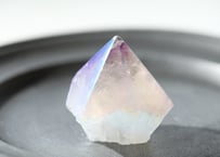 【DIVINEDIMENSION 高次元（マインドの拘束から解放する）シジル封入 オリジナルカード付き❣️】〈リメイク〉エンジェルオーラ アメジスト ハーフポリッシュ
