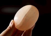 技封入❣️【あらゆる可能性の扉を開く】オレンジセレナイト 握り石 ※イベントクーポン使用不可