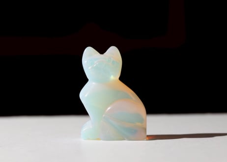 技封入❣️【先祖供養/青天井に夢が叶う、青天井に成功に導く】オパライト ねこ ※イベントクーポン使用不可