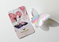 葉月ゆうによる技封入❣️【自分と対立する遺伝子プログラムの解放】オリジナルカード付き エンジェルオーラ ローズクォーツ バタフライ