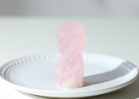 技封入❣️【先祖供養】ローズクォーツ ブッダ ※イベントクーポン使用不可