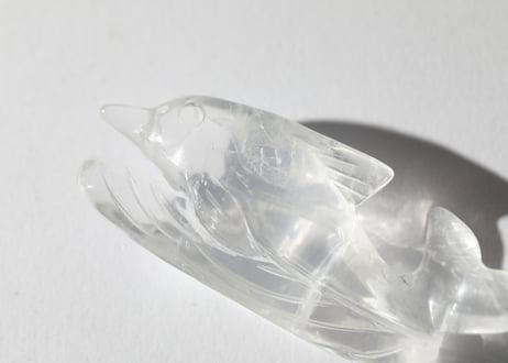 葉月ゆうによる技封入❣️【自分と対立する遺伝子プログラムの解放】オリジナルカード付き クリアクォーツ イルカ
