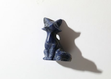 悟りのシッディ＆葉月ゆうによる技封入❣️【カルマ体のブロック解放/ハートからの願いを叶える】ソーダライト きつね