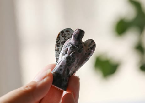 悟りのシッディ＆葉月ゆうによる技封入❣️【カルマ体のブロック解放/ハートからの願いを叶える】ユニコーンジャスパー 天使