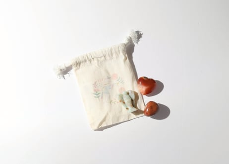 葉月ゆうによる技封入❣️【四大天使のサポート＆結界】天使の行動力セット〈アマゾナイト〉巾着付き ※イベントクーポン使用不可