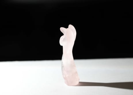 葉月ゆうによる技封入❣️【多次元の才能と繋がる】オリジナルカード付き ローズクォーツ 女神