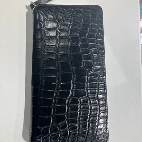 Creed/クリード　456C113　crocodile ラウンドロングウォレット#ac