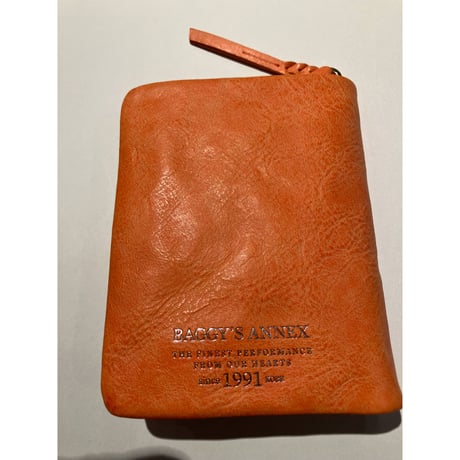 BAGGY’S ANNEX/バギーズアネックス　LZYS7001　FOG Leather ラウンドファスナーハーフ財布　＃ac