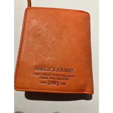 BAGGY’S ANNEX /バギーズアネックス　LZYS7002　 FOG Leather ラウンドファスナーコンパクトハーフ　#ac
