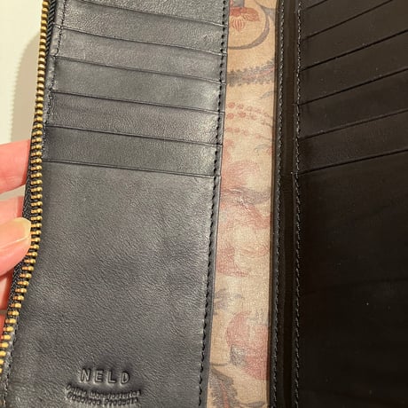 NELD/ ネルド　AN143F　ネルド フラワー ラウンド長財布 #ac