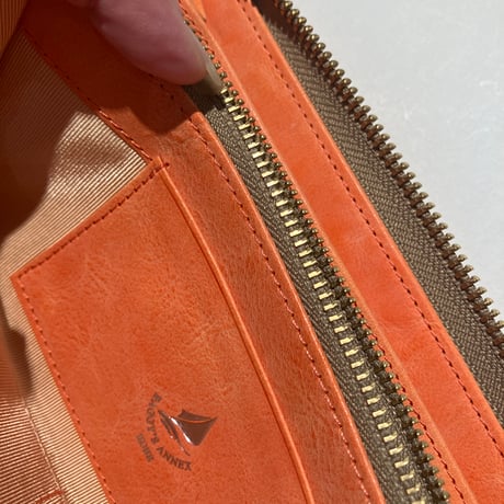 BAGG薄ハーフ財布Y’S ANNEX  /バギーズアネックス　LZYS7000　FOG Leather ラウンドファスナー長財布  #ac