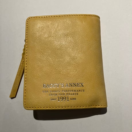 BAGGY’S ANNEX /バギーズアネックス　LZYS7002　 FOG Leather ラウンドファスナーコンパクトハーフ　#ac