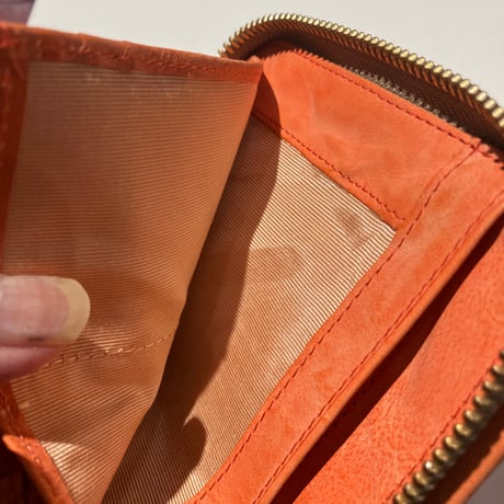 BAGGY’S ANNEX/バギーズアネックス　LZYS7001　FOG Leather ラウンドファスナーハーフ財布　＃ac