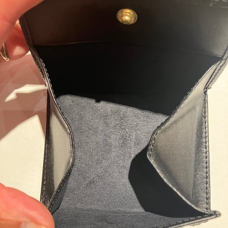 BAGGY PORT / バギーポート　ZYS393　姫路 黒桟革 コンパクト財布