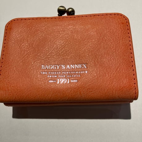 BAGGY’S ANNEX /バギーズアネックス　LZYS7009　 FOG Leather 三つ折りがま口財布　#ac