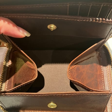 BAGGY PORT  / バギーポート　FZYS201　Chromexcel -クロムエクセル- ラウンドファスナー ハーフ財布   #ac