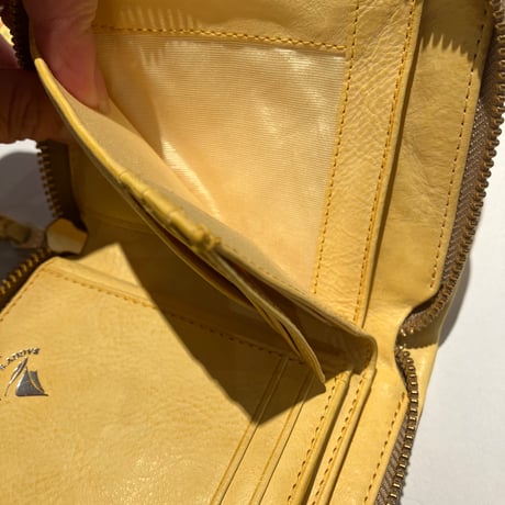 BAGGY’S ANNEX/バギーズアネックス　LZYS7001　FOG Leather ラウンドファスナーハーフ財布　＃ac
