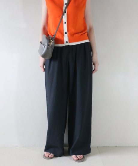 配色ベスト×ワイドパンツコーデ（ZARA・BEAUTY&YOUTH）Set