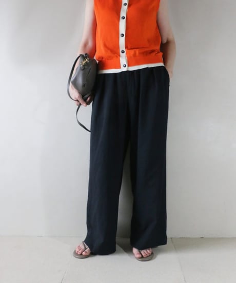 配色ベスト×ワイドパンツコーデ（ZARA・BEAUTY&YOUTH）Set