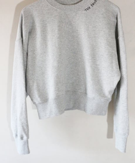 【THE PAUSE】ネックシシュウスウェットプルオーバー （単品）