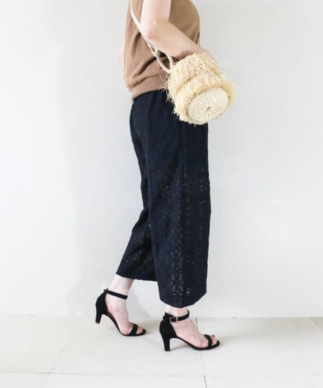 ベーシックノースリニット×レースパンツコーデ（URBAN RESEARCH DOORS・Theory）Set