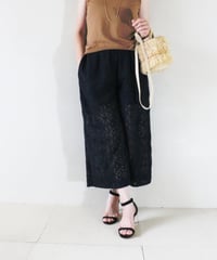 ベーシックノースリニット×レースパンツコーデ（URBAN RESEARCH DOORS・Theory）Set