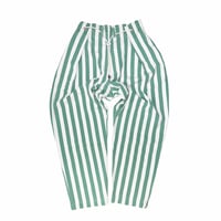 OVER ALLs ORIGINAL STRIPE CIRCUS PANTS -GREEN-