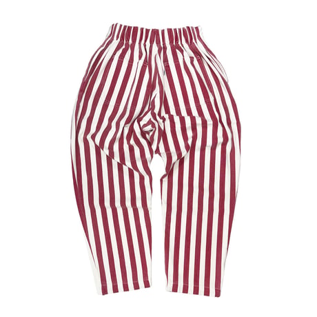 OVER ALLs ORIGINAL STRIPE CIRCUS PANTS -RED-