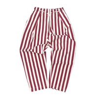 OVER ALLs ORIGINAL STRIPE CIRCUS PANTS -RED-