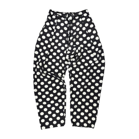 OVER ALLs ORIGINAL DOT CIRCUS PANTS -BLACK-