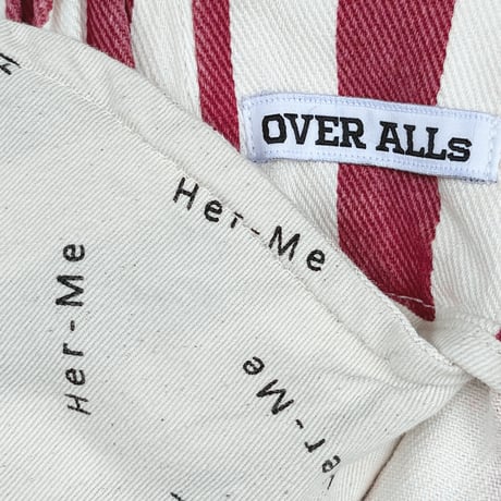 OVER ALLs ORIGINAL STRIPE CIRCUS PANTS -RED-