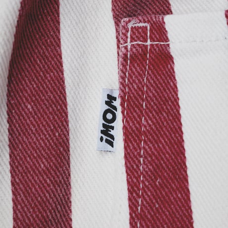 OVER ALLs ORIGINAL STRIPE CIRCUS PANTS -RED-