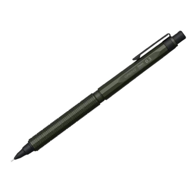 ぺんてる オレンズネロ 限定セット（グリーンブラック/0.3mm