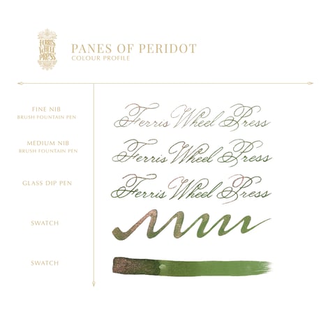 FERRIS WHEEL PRESS（The Book of Knights 2026 Collection）ボトル入り万年筆インク 10ml