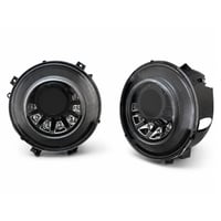 ベンツ Gクラス W463 ゲレンデ バイキセノン用 7連 LED付 ヘッドライトケース インナーブラック 商品番号3465