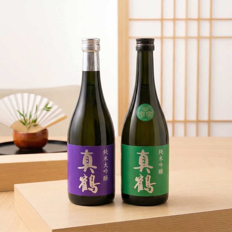 真鶴 純米大吟醸・純米吟醸 飲み比べセット（各720ml）カートン入り