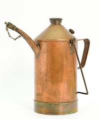 Copper Oil can 1L 1900's -