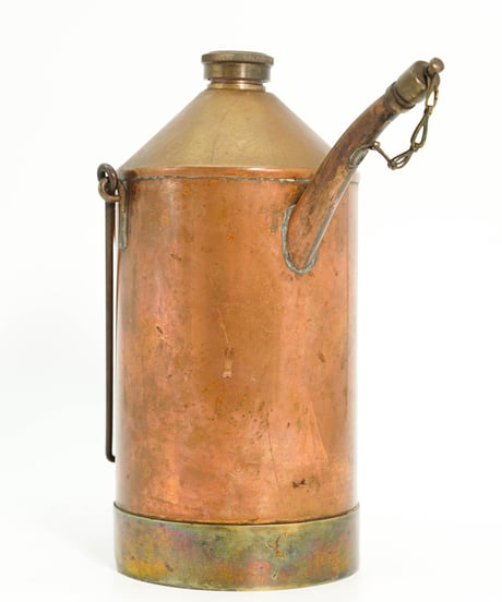 Copper Oil can 1L 1900's -