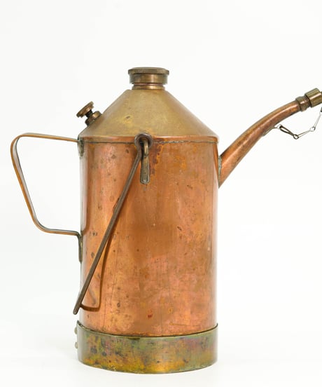 Copper Oil can 1L 1900's -