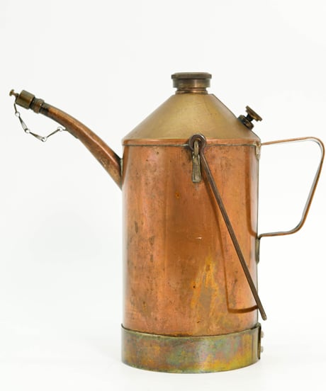 Copper Oil can 1L 1900's -