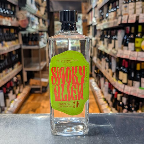 JAPANESE CRAFT GIN　SMOKEY ALIEN - スモーキーエイリアン -　47度／700ml　※箱無し