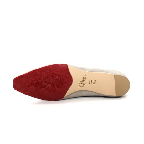 スクエアトゥインヒールバレーシューズ / Square toe hidden heel ballet flatsL0298(OFF WHITE)