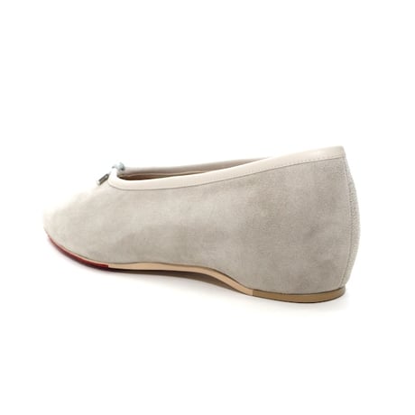 スクエアトゥインヒールバレーシューズ / Square toe hidden heel ballet flatsL0298(OFF WHITE)
