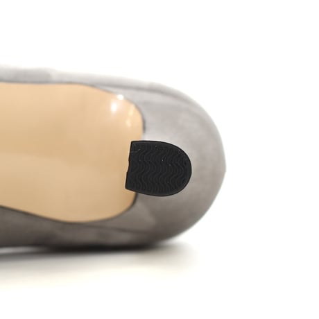 ラウンドセンターモチーフパンプス /Round toe motif pumps (GRAY)
