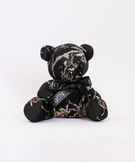 EG/TB-01 Flower Jacquard Teddybear<BLACK>